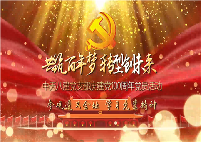 ag尊龙八建党支部庆党建100周年党员活动
